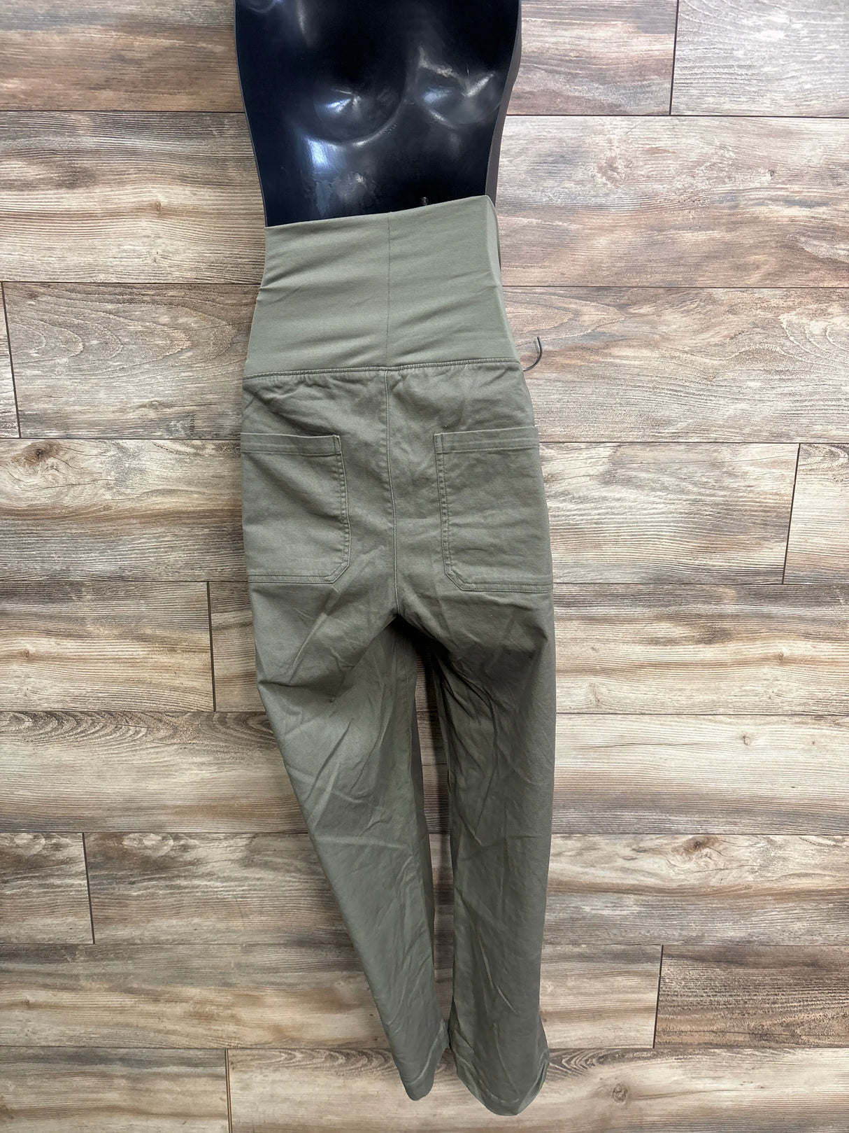 Old Navy Maternity Rollover-Waist Pants Green sz Medium