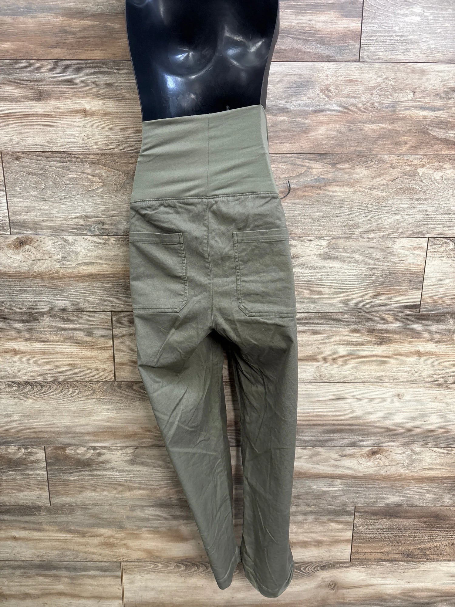 Old Navy Maternity Rollover-Waist Pants Green sz Medium