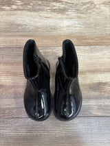 Zara Patent Finish Ankle Boots Black sz 6c