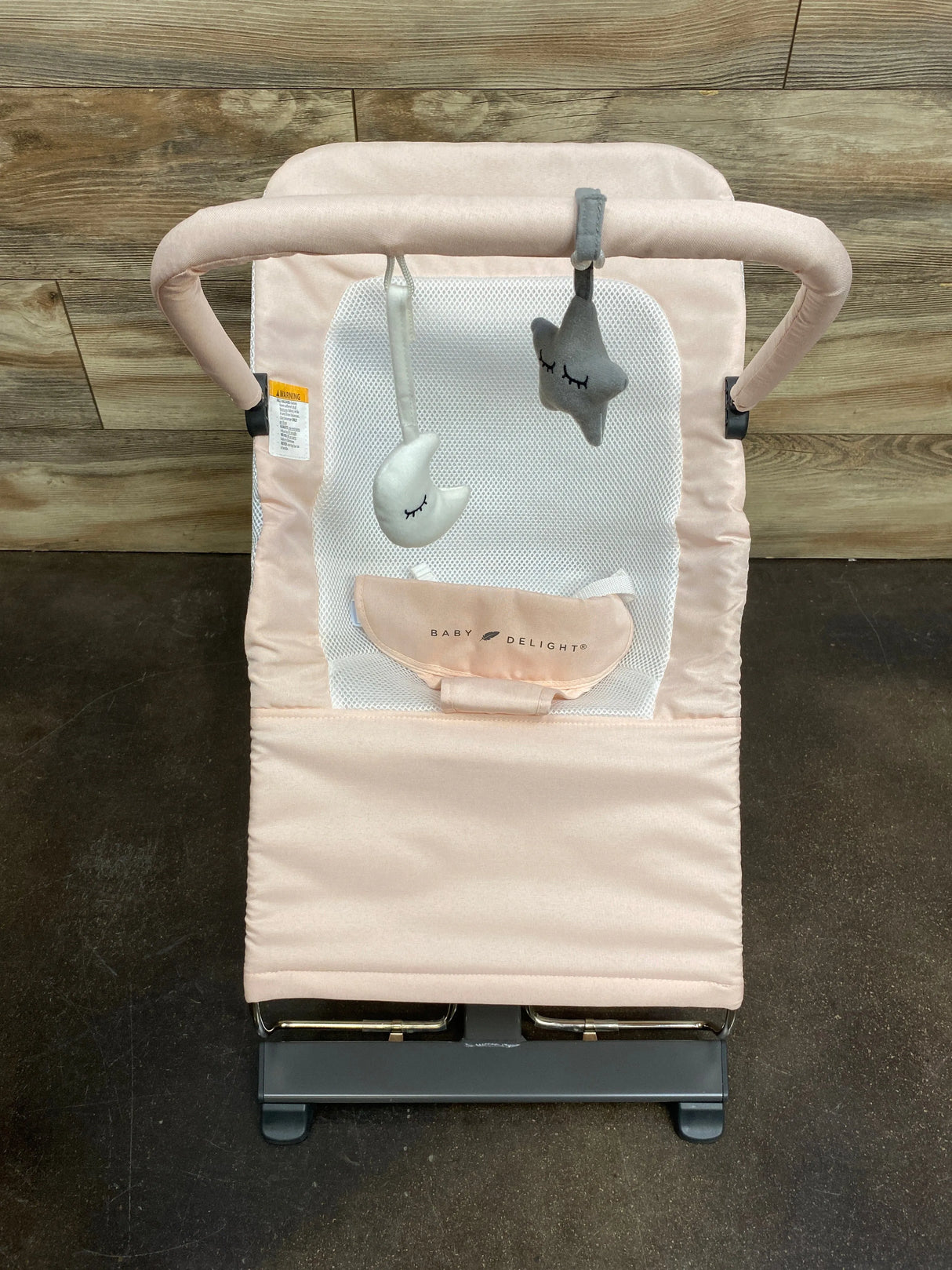 Baby Delight Alpine Portable Bouncer in Pink