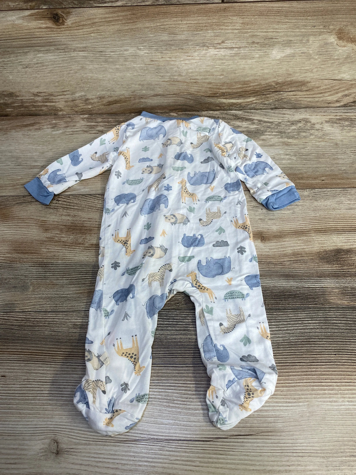 Milkberry Animal Print Footie White sz 0-3m