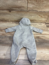 Baby Gap Hooded Coverall Grey sz 0-3m