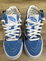 Vans Glow Cosmic Zoo Sk8-Hi Reissue Side Zip Shoes Blue sz 11c