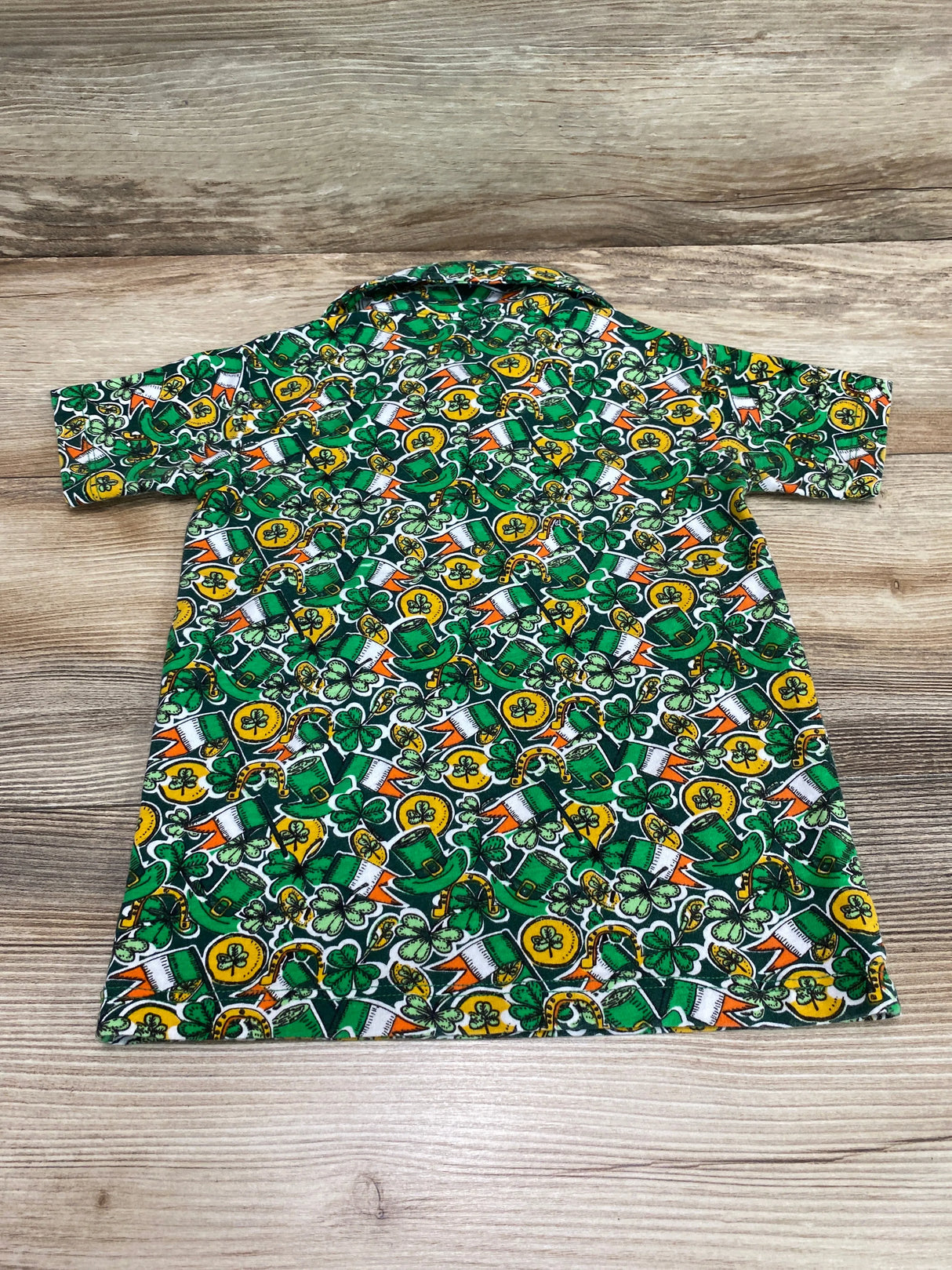 Unique Baby St. Patrick's Day Polo Shirt Green sz 2T