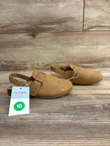 NEW Cat & Jack Marley Suede Clogs Tan sz 10c