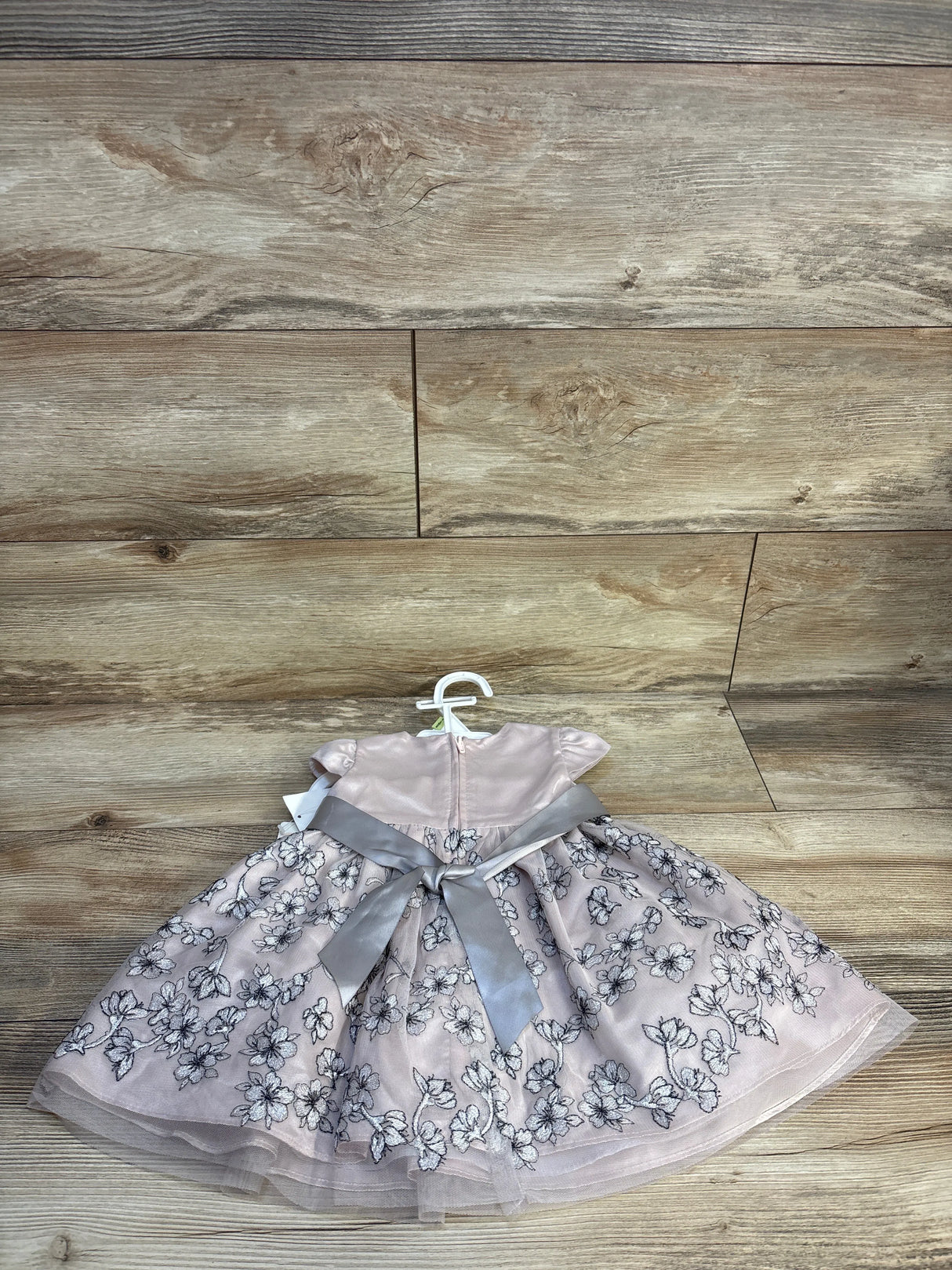 NEW Bonnie Baby 2pc Floral Special Occasion Dress & Bloomers Set Pink sz 3-6m