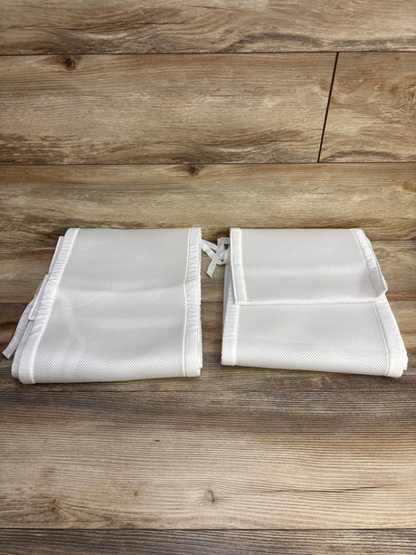 BreathableBaby Breathable Mesh Crib Liner in White - Me n Mommy To Be