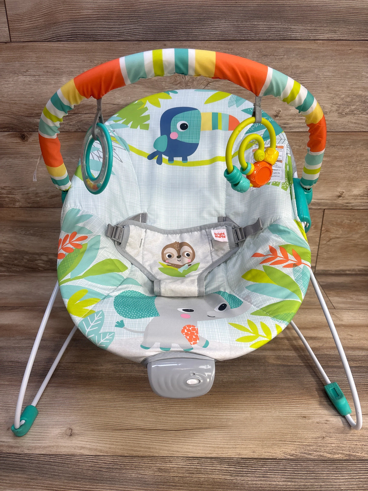 Bright Starts Playful Paradise Vibrating Baby Bouncer - Me n Mommy To Be