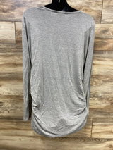 Smallshow Ruched Shirt Grey sz XL