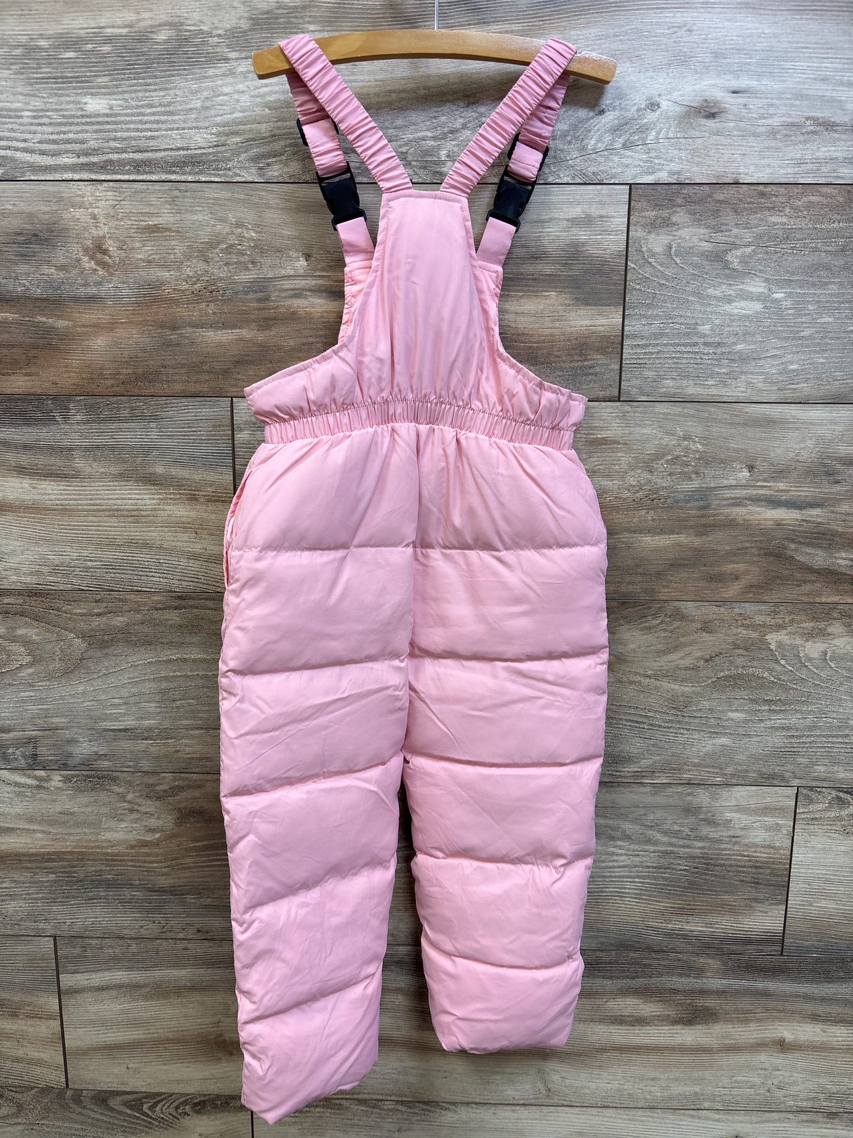 KAUOD Puffer Overalls Snow Bib Pink sz 4/5T