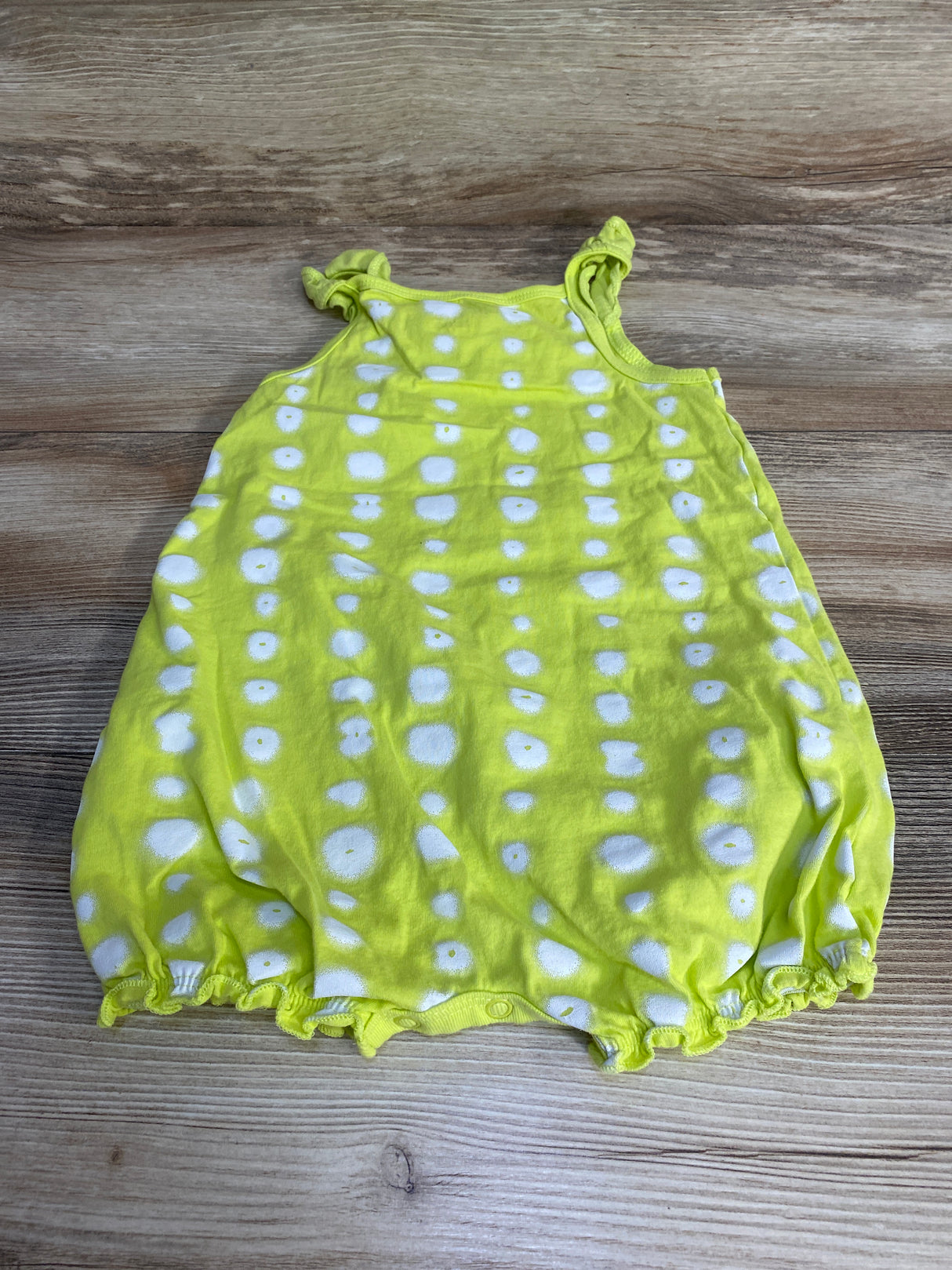 Carter's So Loved Shortie Romper Green sz 24m