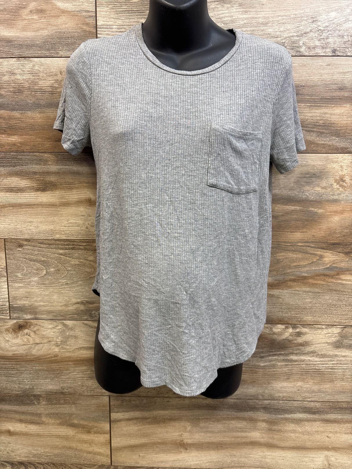 Destination Maternity Pocket Shirt Grey sz Medium