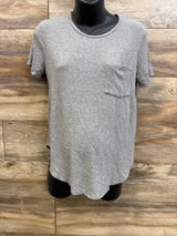 Destination Maternity Pocket Shirt Grey sz Medium