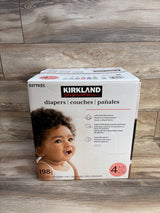 NEW Box of Kirkland Signature Diapers Size 4, 198 ct