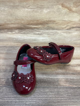 Rachel Shoes Lil' Abelina Flats Burgundy sz 8c