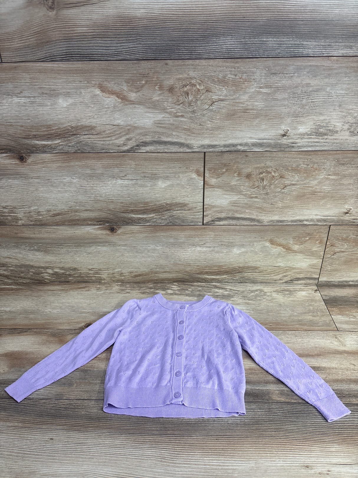 Cat & Jack Button Up Sweater Purple sz 3T