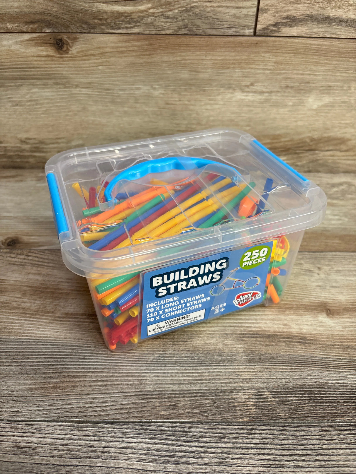 NEW Playright Building Straws 250pc - Me n Mommy To Be
