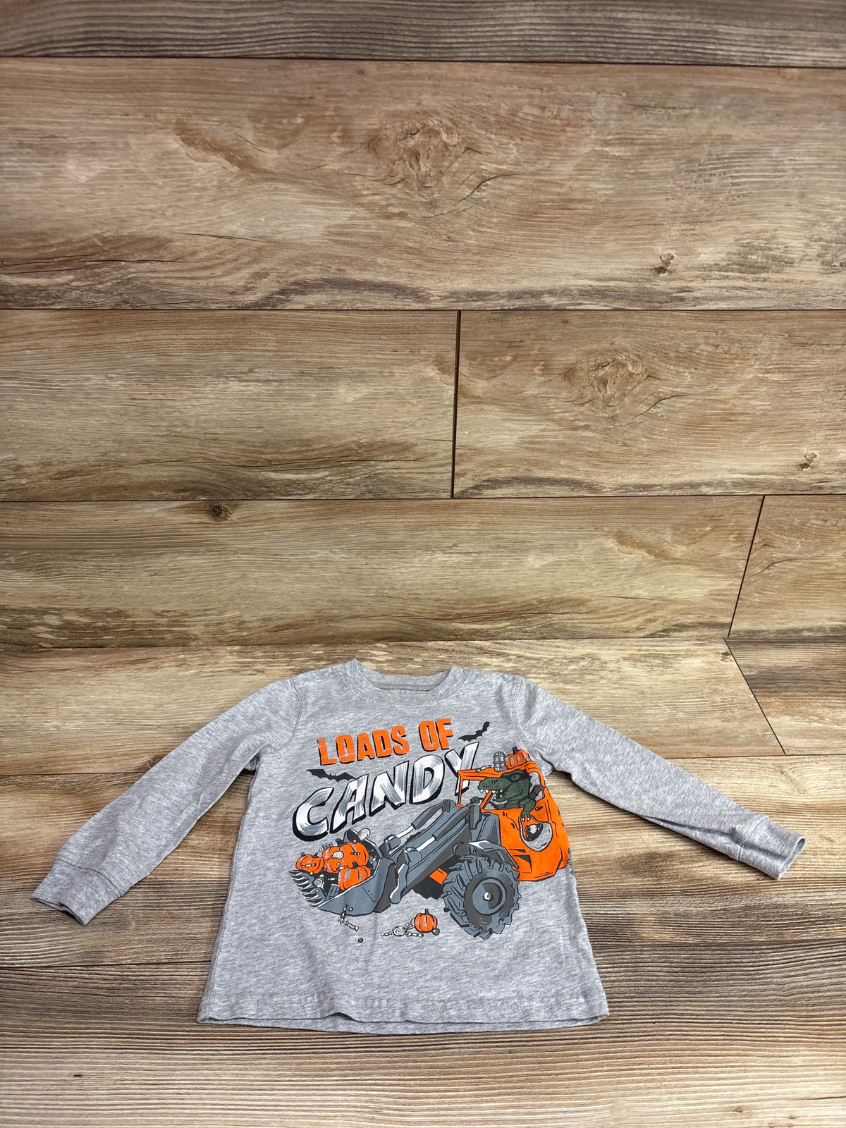 Carter's Loads Of Candy Shirt Grey sz 2T