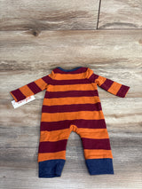 NEW Cat & Jack Striped Coverall Orange sz Newborn
