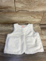 Cat & Jack Faux Fur Vest White sz 4-5T