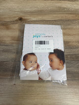 NEW Simple Joys Animal Print Bodysuit White sz 3-6m - Me n Mommy To Be