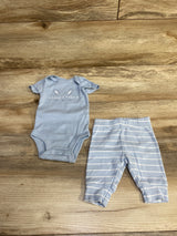 Just One You 2pc Snuggle Bunny Bodysuit & Pants Blue sz 3m