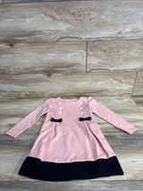Gymboree Long Sleeve Bow Dress Pink sz 4T