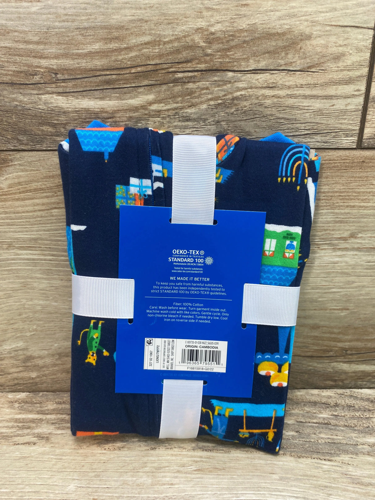 NEW Wondershop Hanukkah Sleeper Lions Navy sz 6-9m