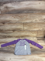 NEW Okie Dokie Here To Cause A Racket Purple/Grey Shirt sz 4T