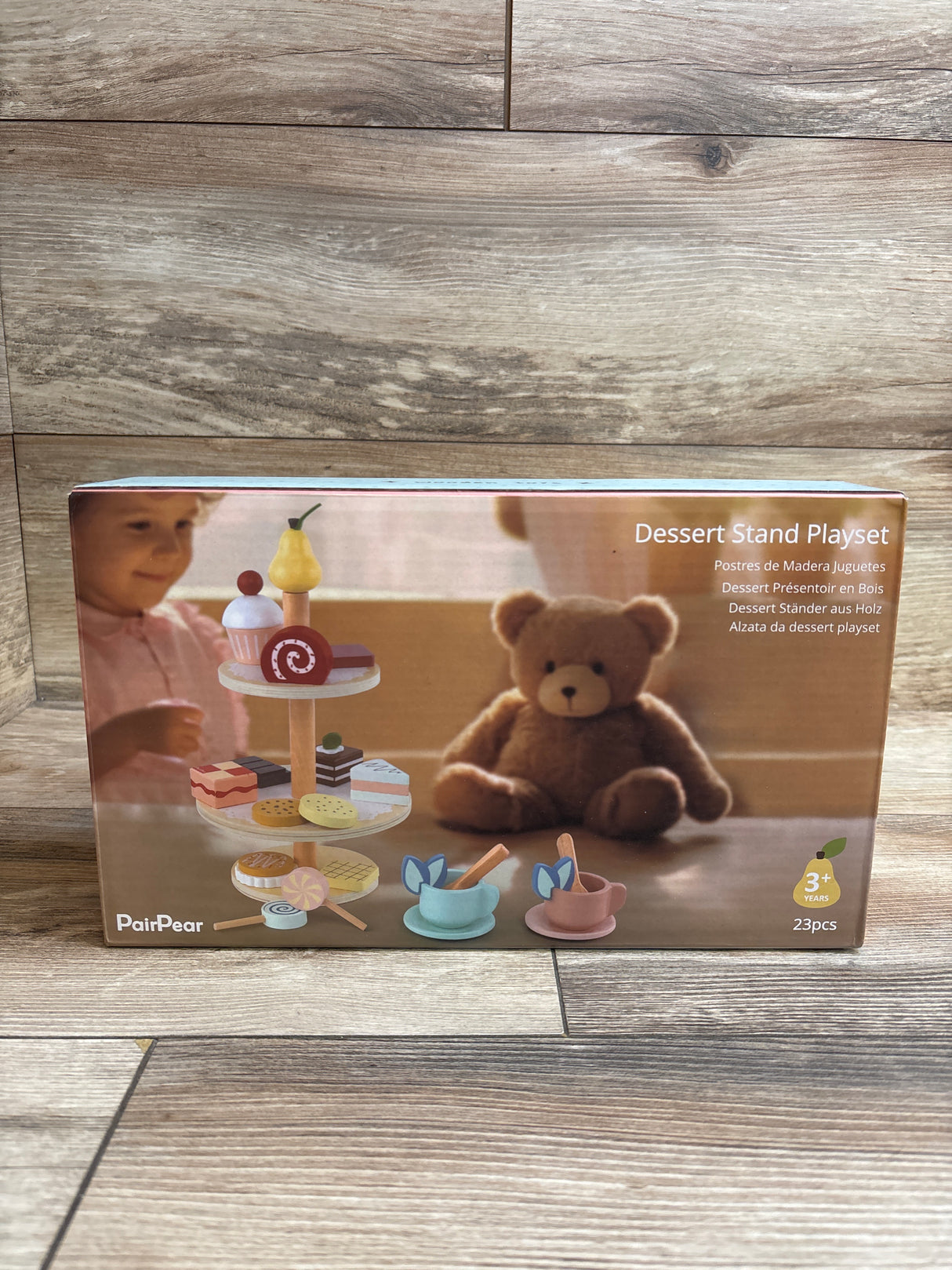 NEW PairPear Dessert Stand Playset