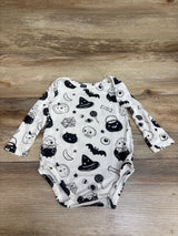 Angel Dear Bamboo Halloween Bodysuit White sz 3-6m