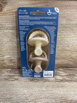 NEW Itzy Ritzy Silicone Sweetie Soother Pacifiers in Buttercream & Toast 6-18m