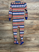 Old Navy Fair Isle Sleeper Navy sz 2T