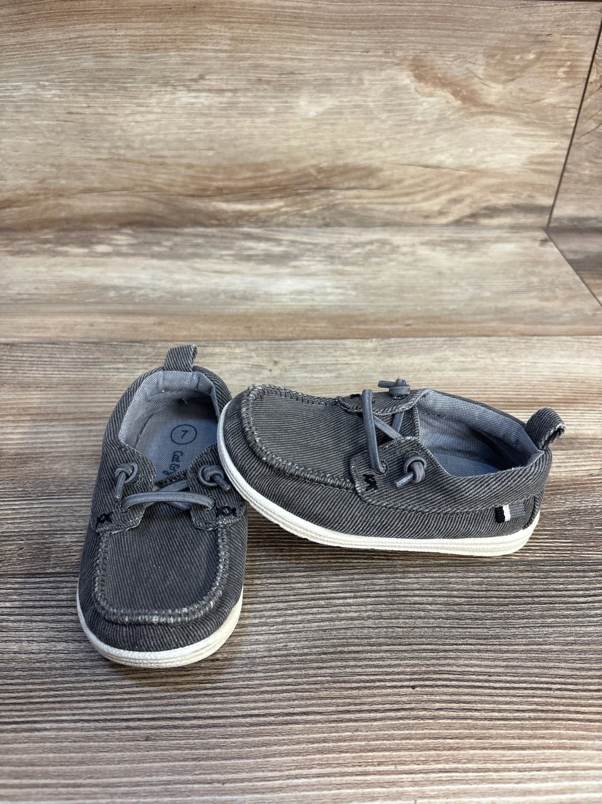 Cat & Jack Bobby Pull-On Sneakers Grey sz 7c