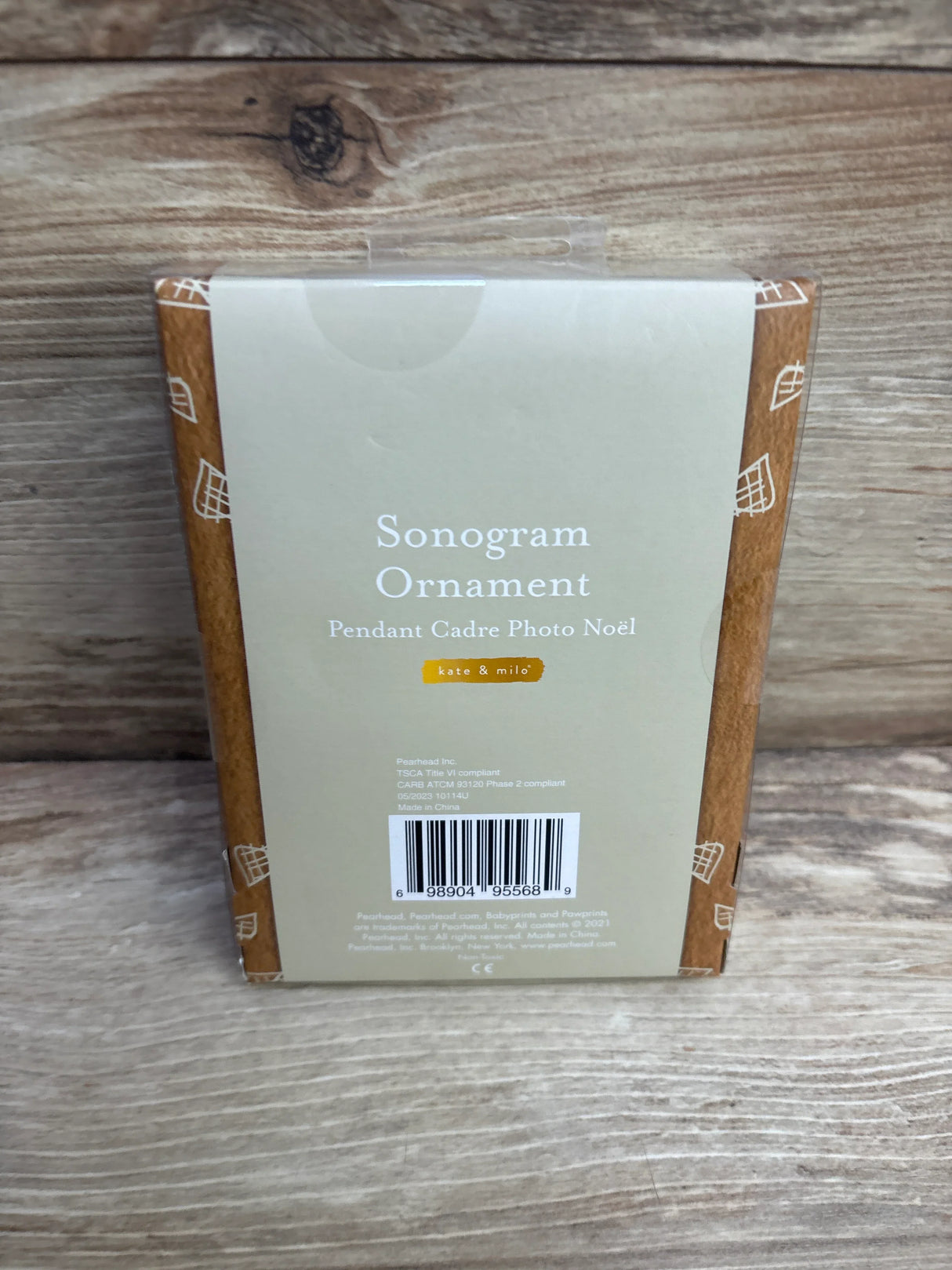 NEW Kate & Milo Sonogram Ornament