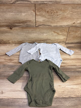 Carter's 3pk Bodysuit Set Grey sz 3m