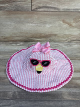 Baby Essentials Flamingo Striped Bucker Hat Pink sz 0-12m
