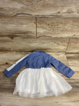 Young Heart Cord Tulle Jacket Dress Lilac sz 18m