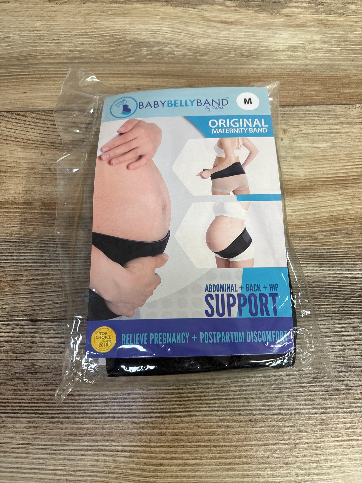 NEW BabyBellyBand By Cabea Original Maternity Support Band Black sz Medium