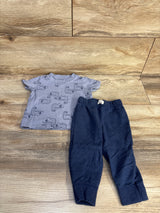 Carter's 2pc Chameleon Shirt & Pants Set Blue sz 9m