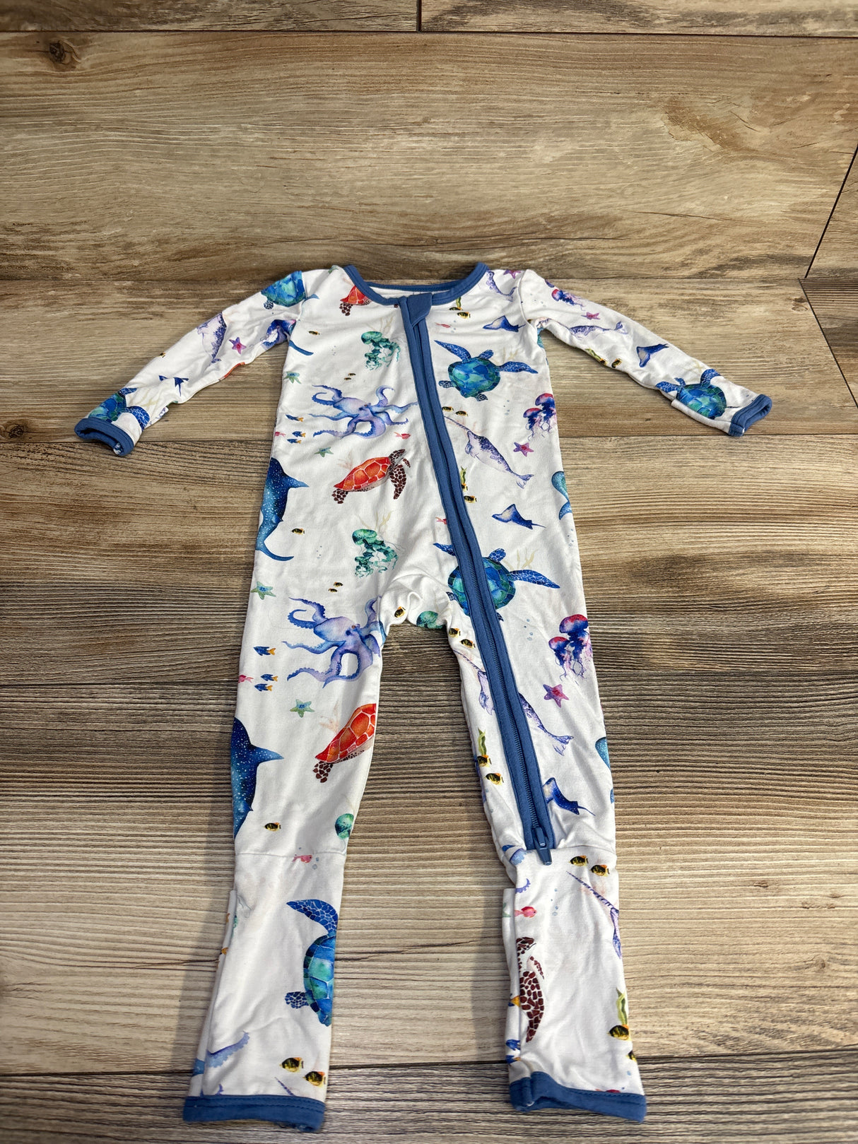 Lama Littles Marine Life Convertible Zippy White sz Newborn