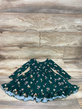 Zunie Floral Dress Green sz 4T