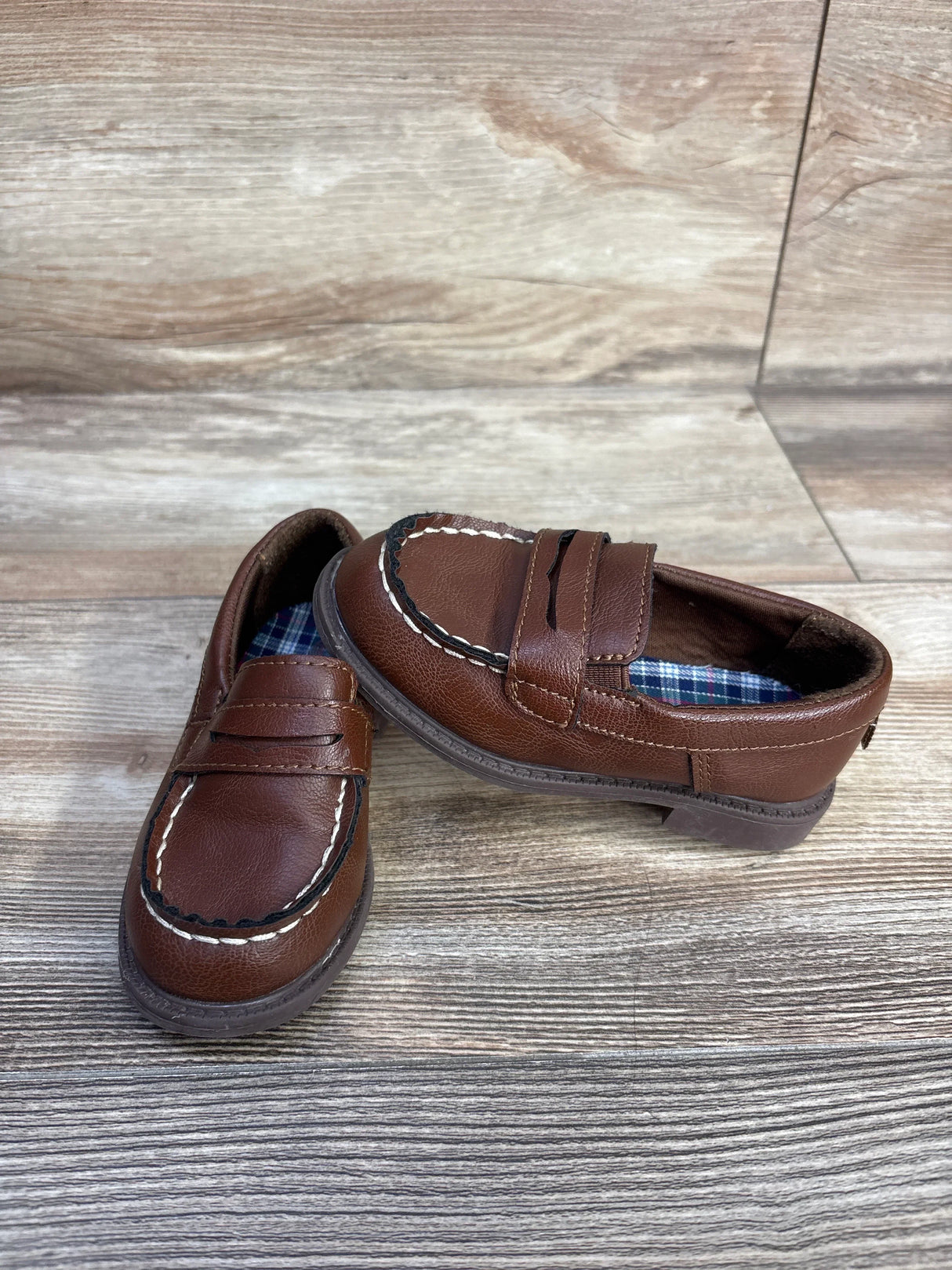 Carter's Jay3 Dress Loafers Brown sz 6c