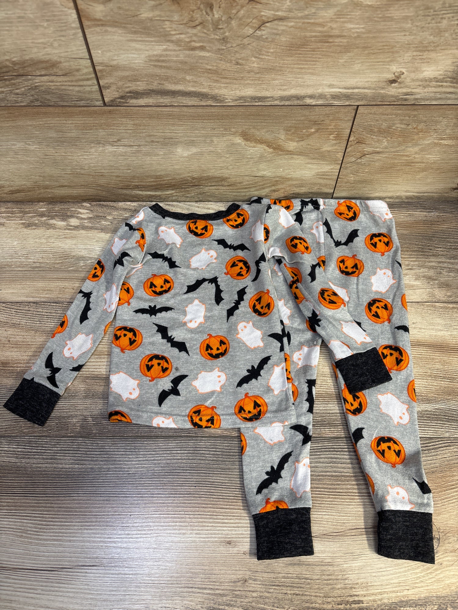 Trick Or Treat Sleep 2pc Pajama Set Grey sz 2T