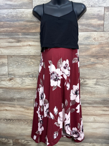 Baikea Floral Nursing Dress Black sz Large - Me n Mommy To Be