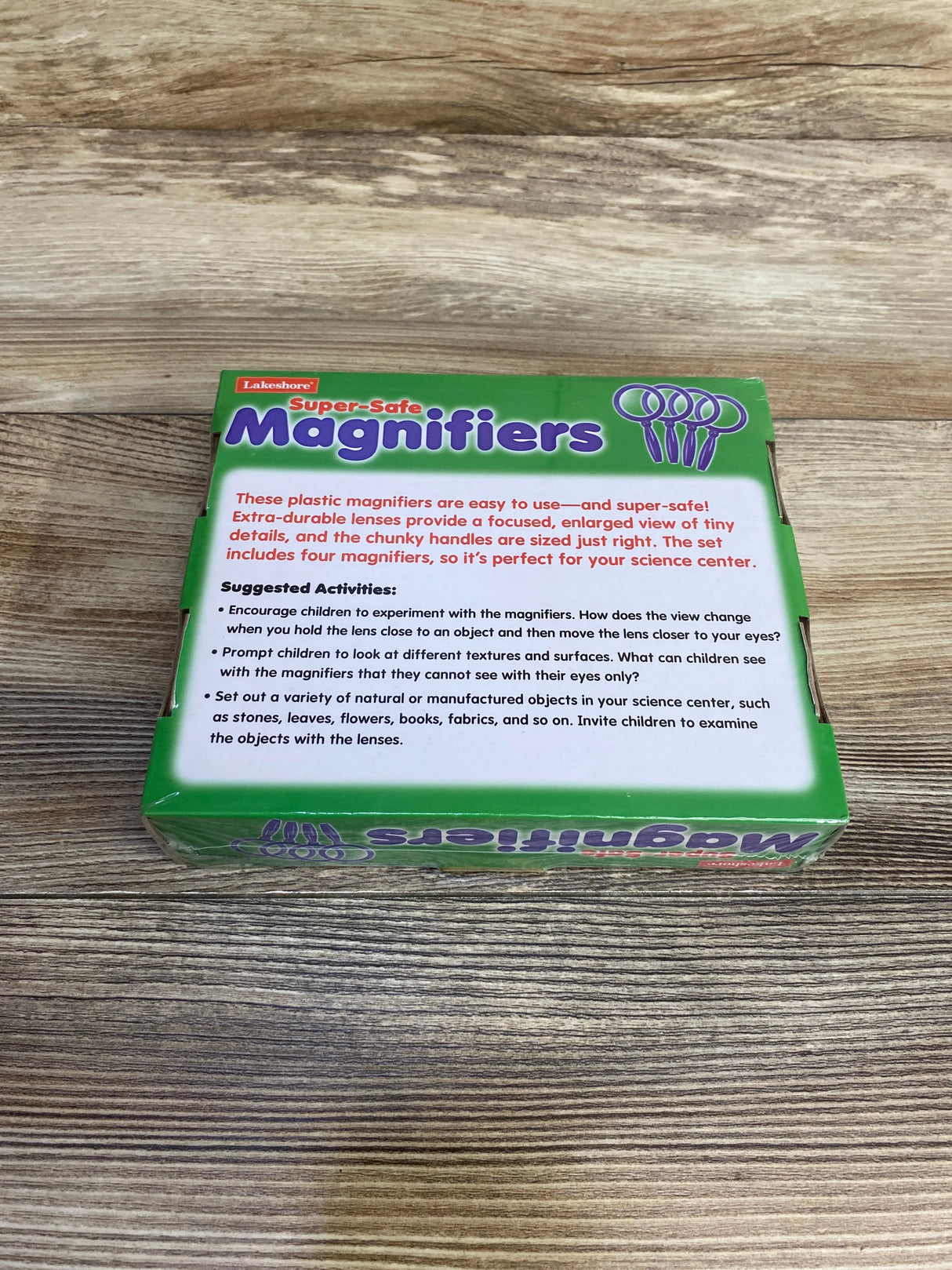 NEW Lakeshore Super Safe Magnifiers 4pk - Me n Mommy To Be