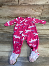 Carter's Unicorn Print Blanket Sleeper Pink sz 9m