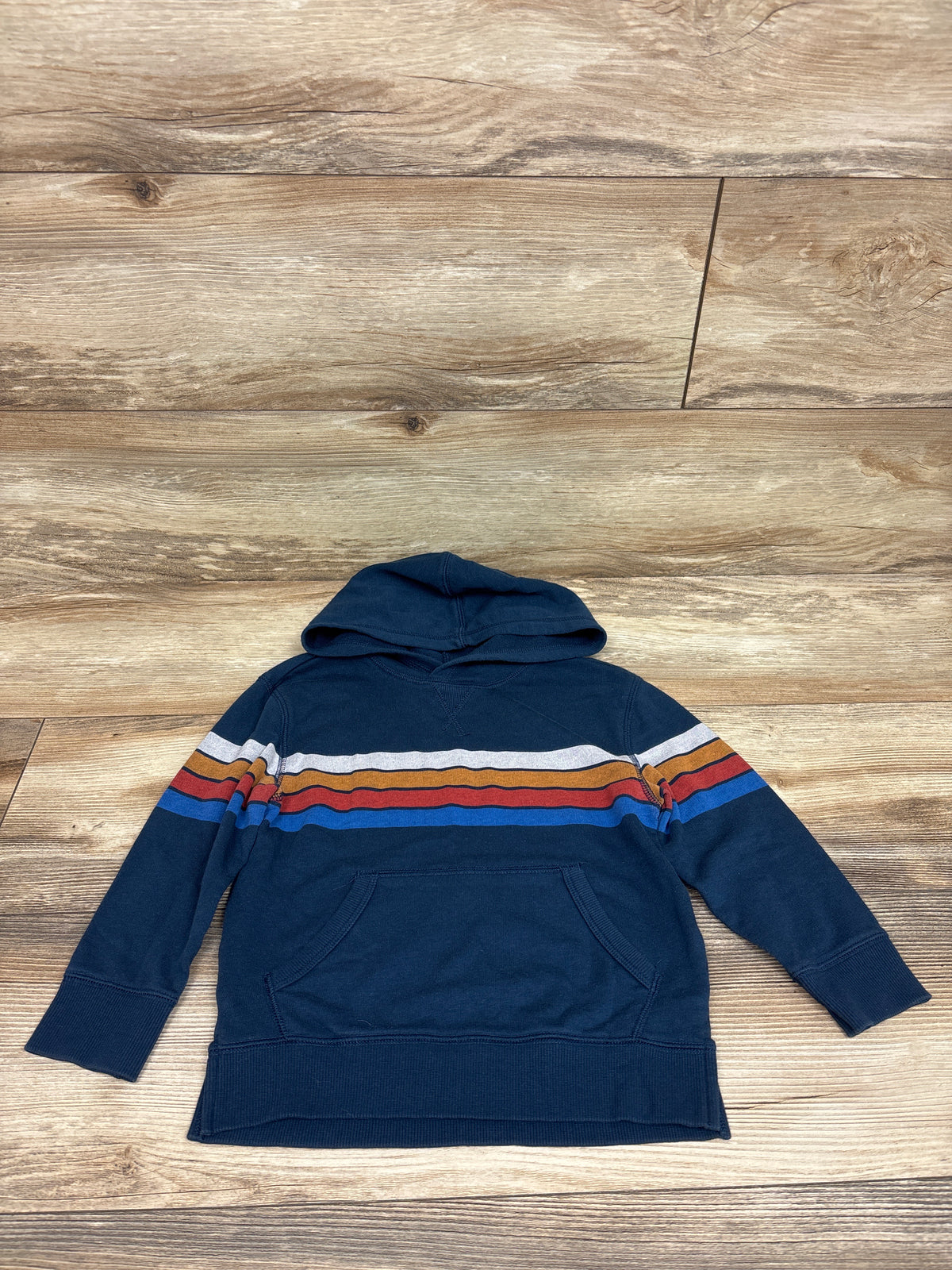 Old Navy Hooded Long Sleeve Shirt Navy sz 4T