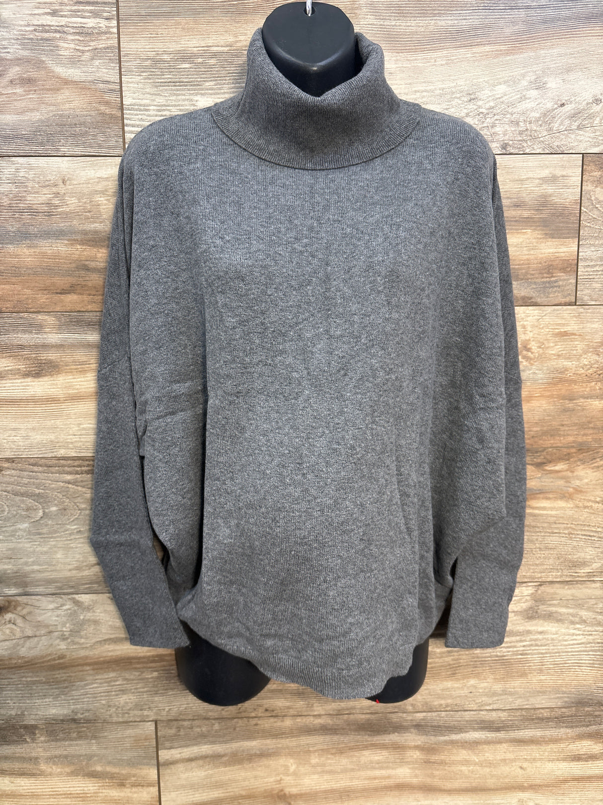 NWOT Gap Maternity CashSoft Turtleneck Sweater Grey sz Small
