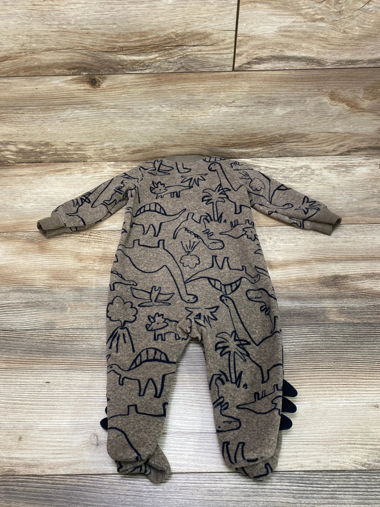 Carter's Dino Blanket Sleeper Brown sz 6m